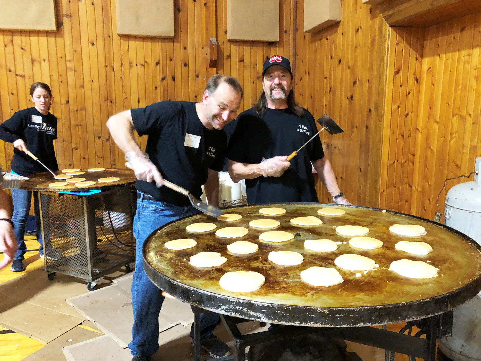 Pancake Feed cooking